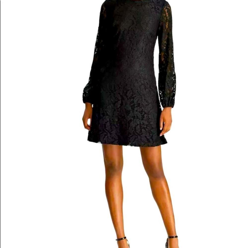 Ralph Lauren Dress Embroidered Black - Picture 9 of 9